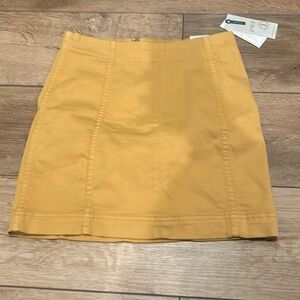 Jolt Yellow Pencil Mini Skirt Size 3